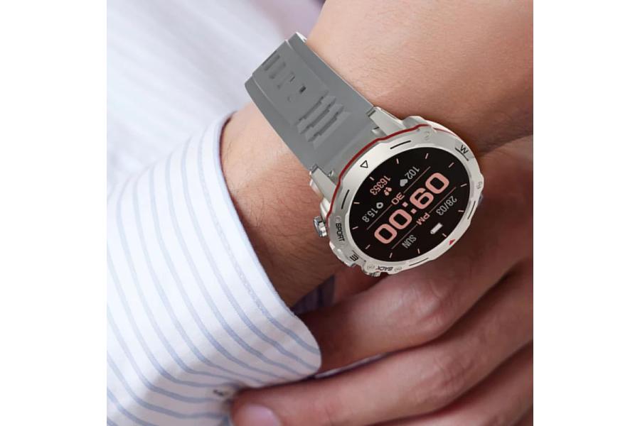 LED Display, Bluetooth Calling, IP67 Waterproof, Heart Rate & SpO2 M