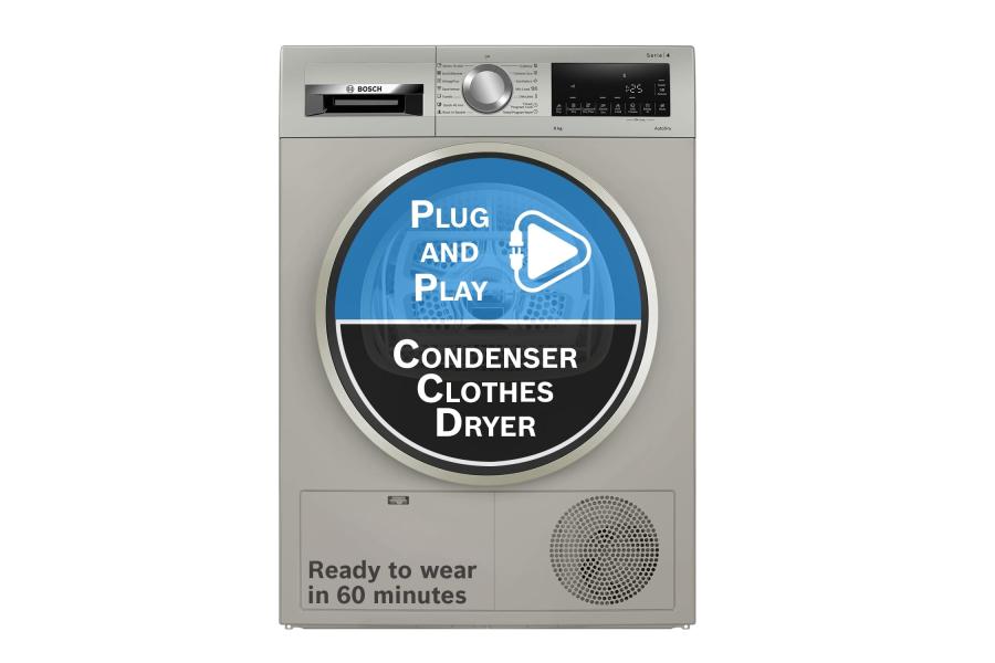 Bosch 8 kg Fully Automatic Front Load Condenser Tumble Dryer (WPG23108