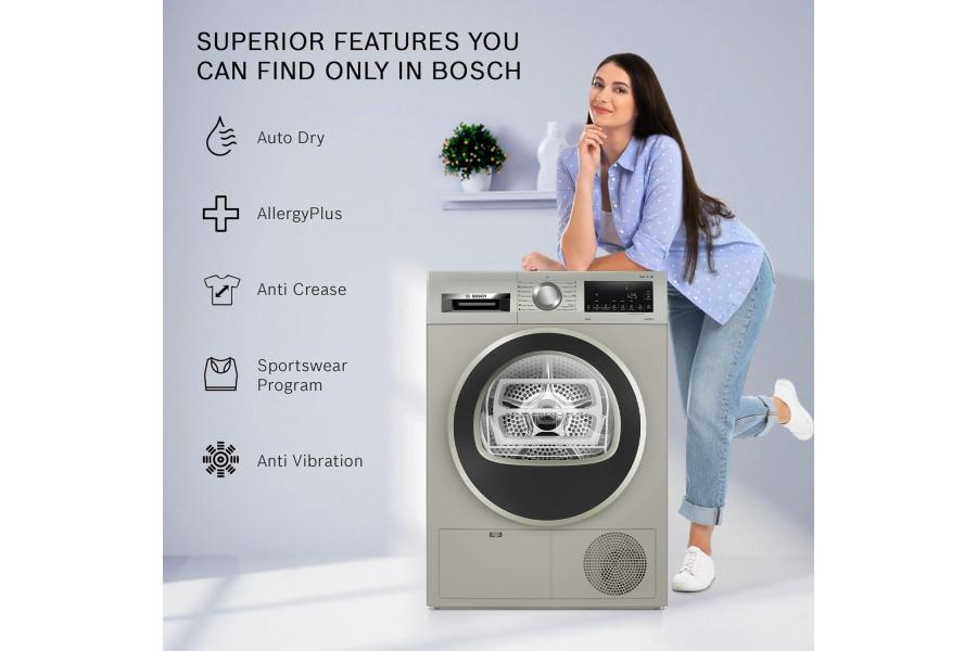 Bosch 8 kg Fully Automatic Front Load Condenser Tumble Dryer (WPG23108