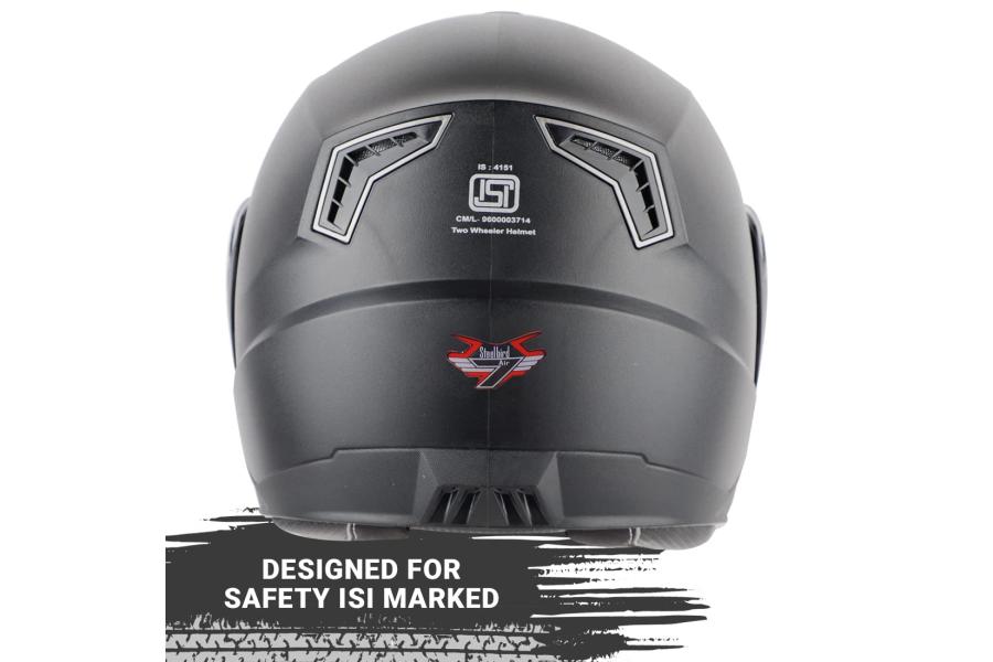 Steelbird SBA-7 7Wings ISI Certified Flip-Up