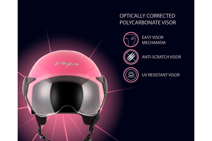 Vega Atom Pink Helmet-M 