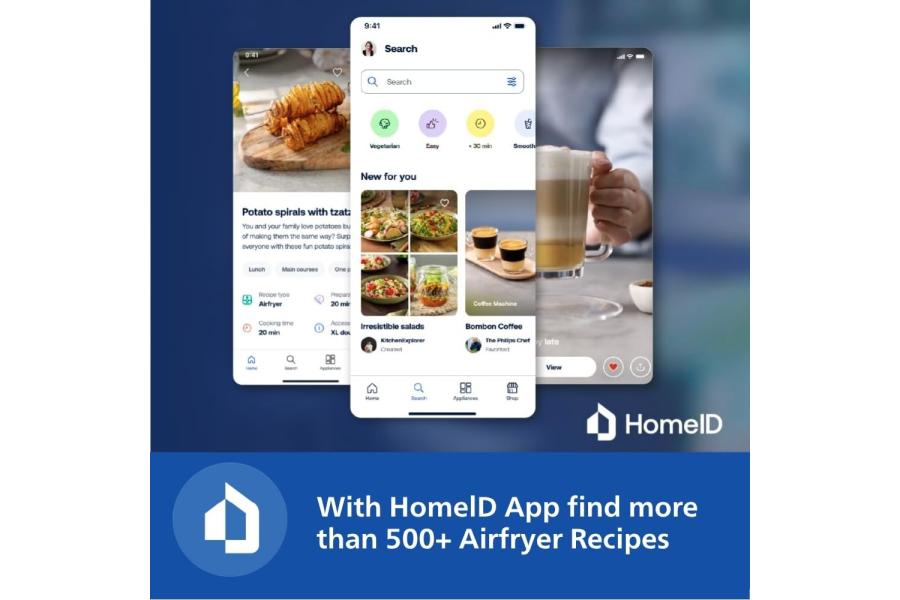PHILIPS Air Fryer NA120/00, uses up to 90% less fat, 1500W, 4.2 Liter