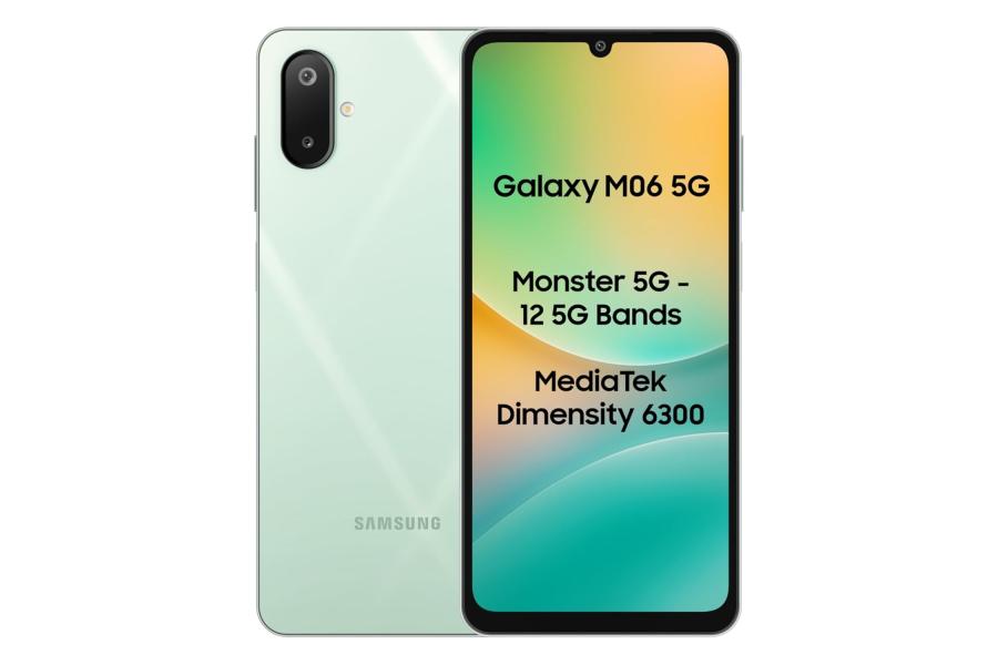 Samsung Galaxy M06 5G Mobile (Sage Green, 4GB RAM, 128GB Storage)