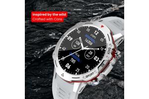 LED Display, Bluetooth Calling, IP67 Waterproof, Heart Rate & SpO2 M