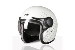 TVS Cruisetown Open Face Helmet Half Face Helmet for Riders