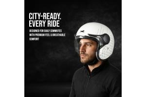 TVS Cruisetown Open Face Helmet Half Face Helmet for Riders